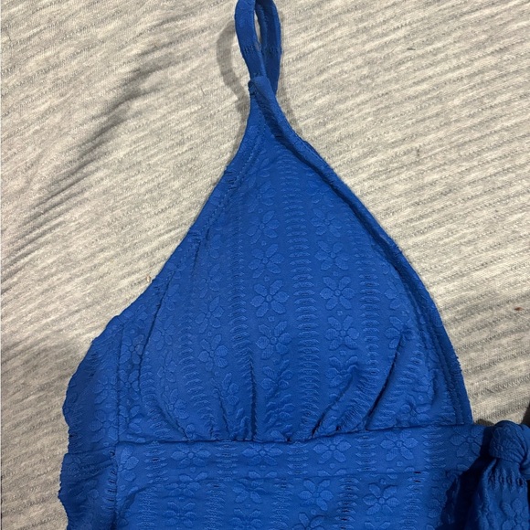 Blue Women’s Swim Tank Top - Picture 2 of 13
